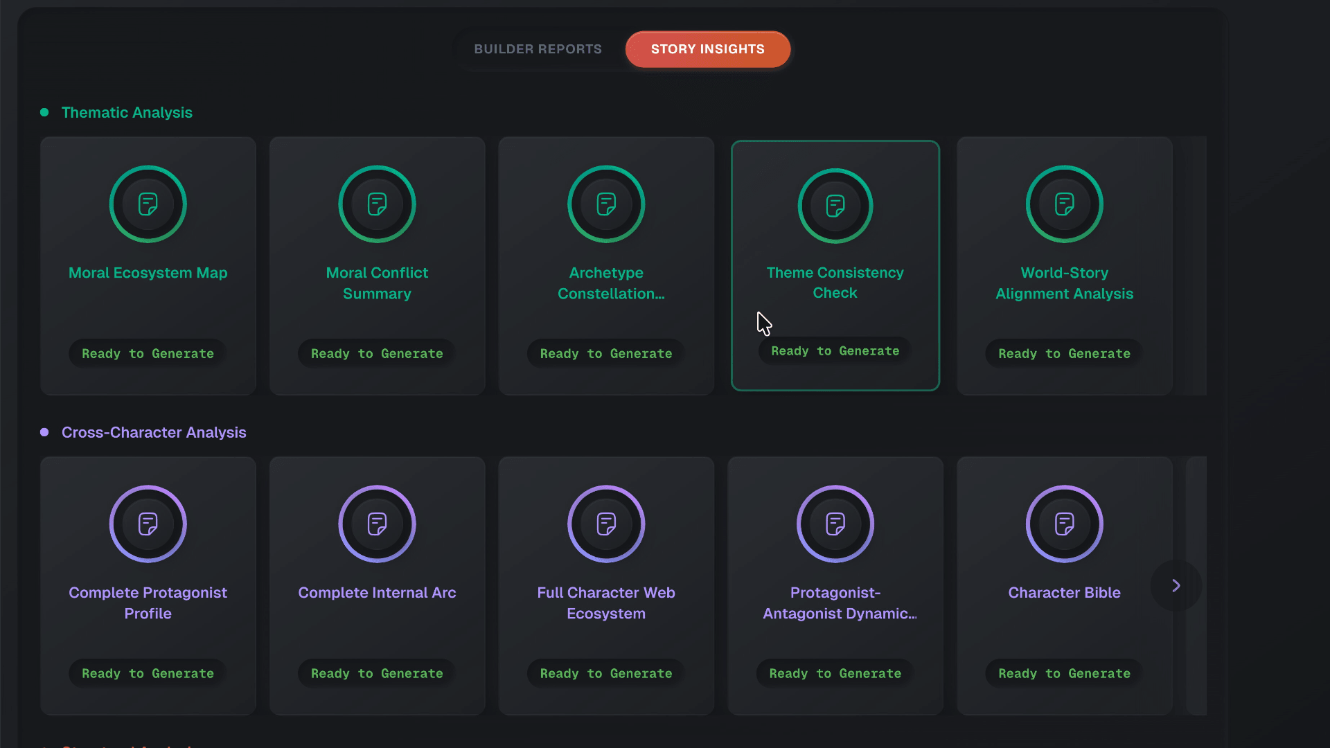 StoryDNA — Explore Story Insights